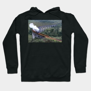 Steam Engine on the Glenfinnan viaduct Hoodie